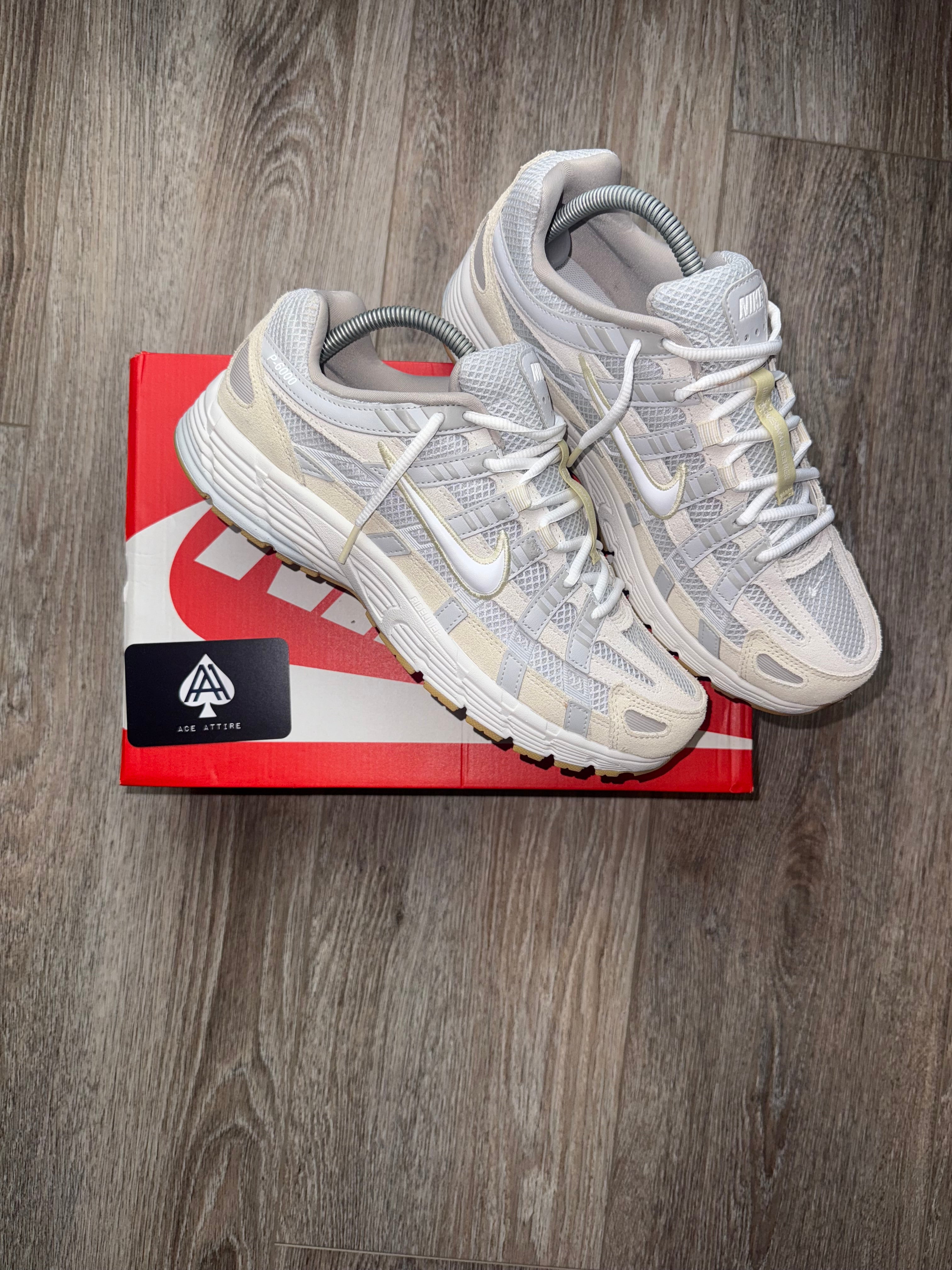 Nike P-6000 - White Light Khaki