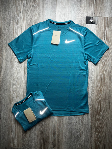 Nike miler best sale t shirt aqua