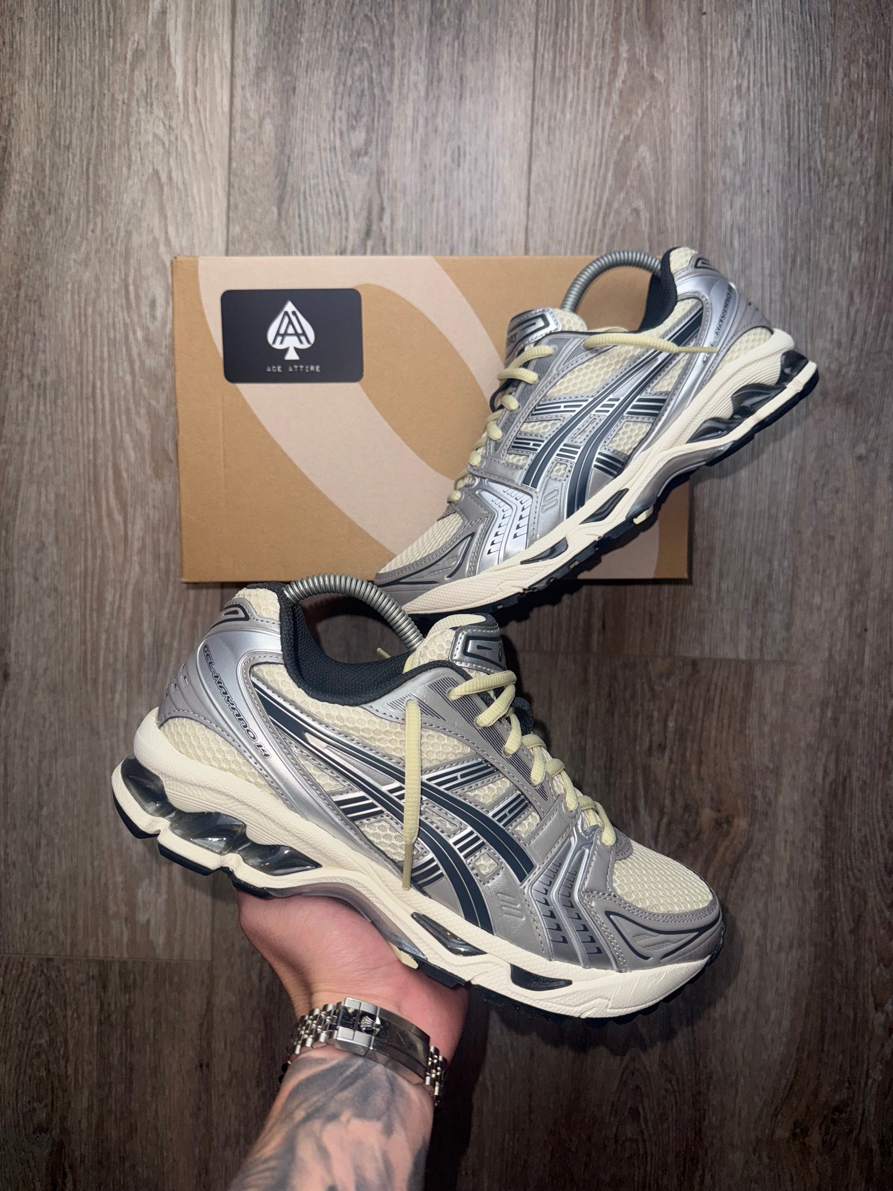 Asics Gel Kayano 14 - Oyster White Steeple Grey