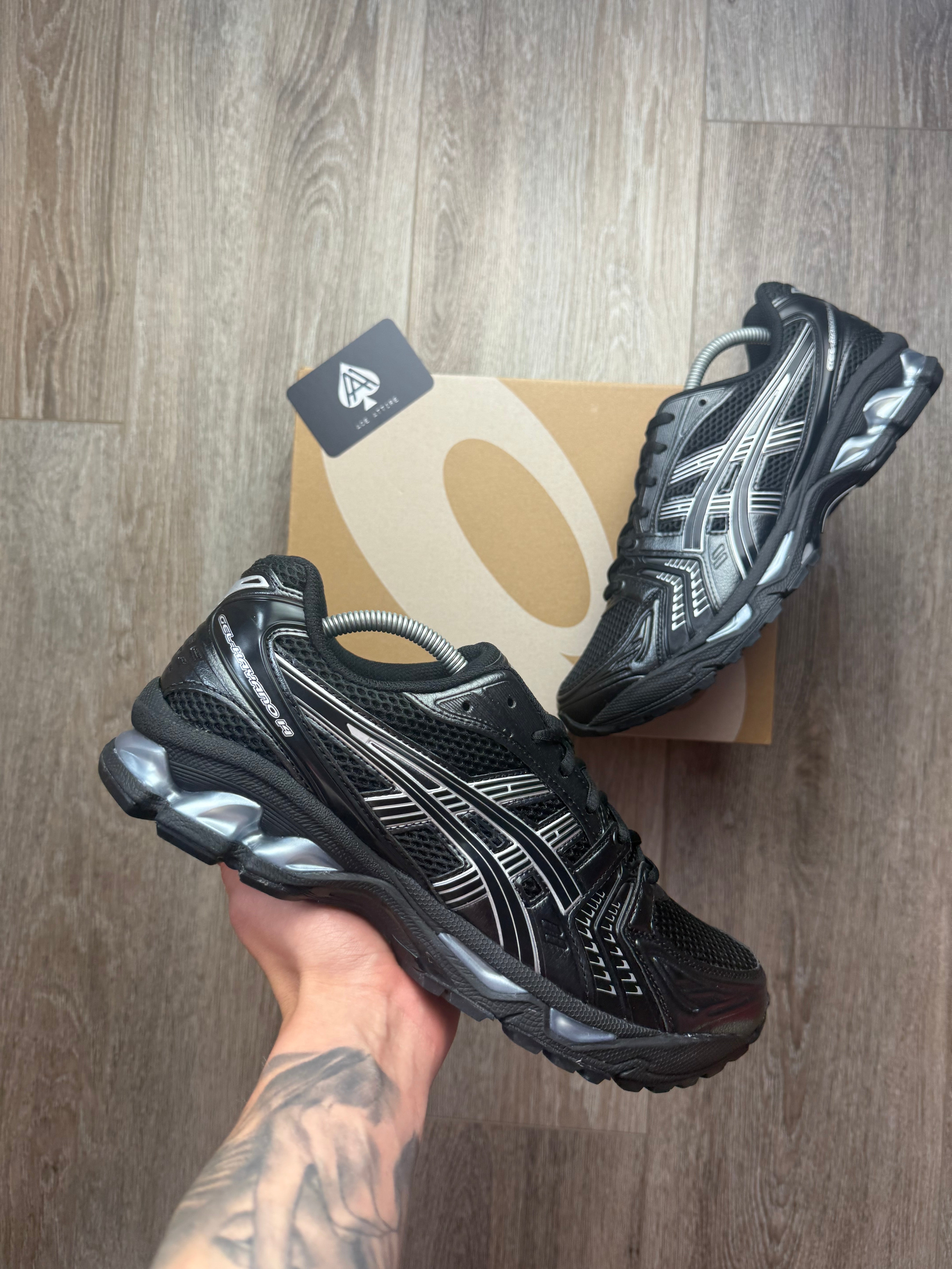 Asics Gel Kayano 14 - Black Pure Silver