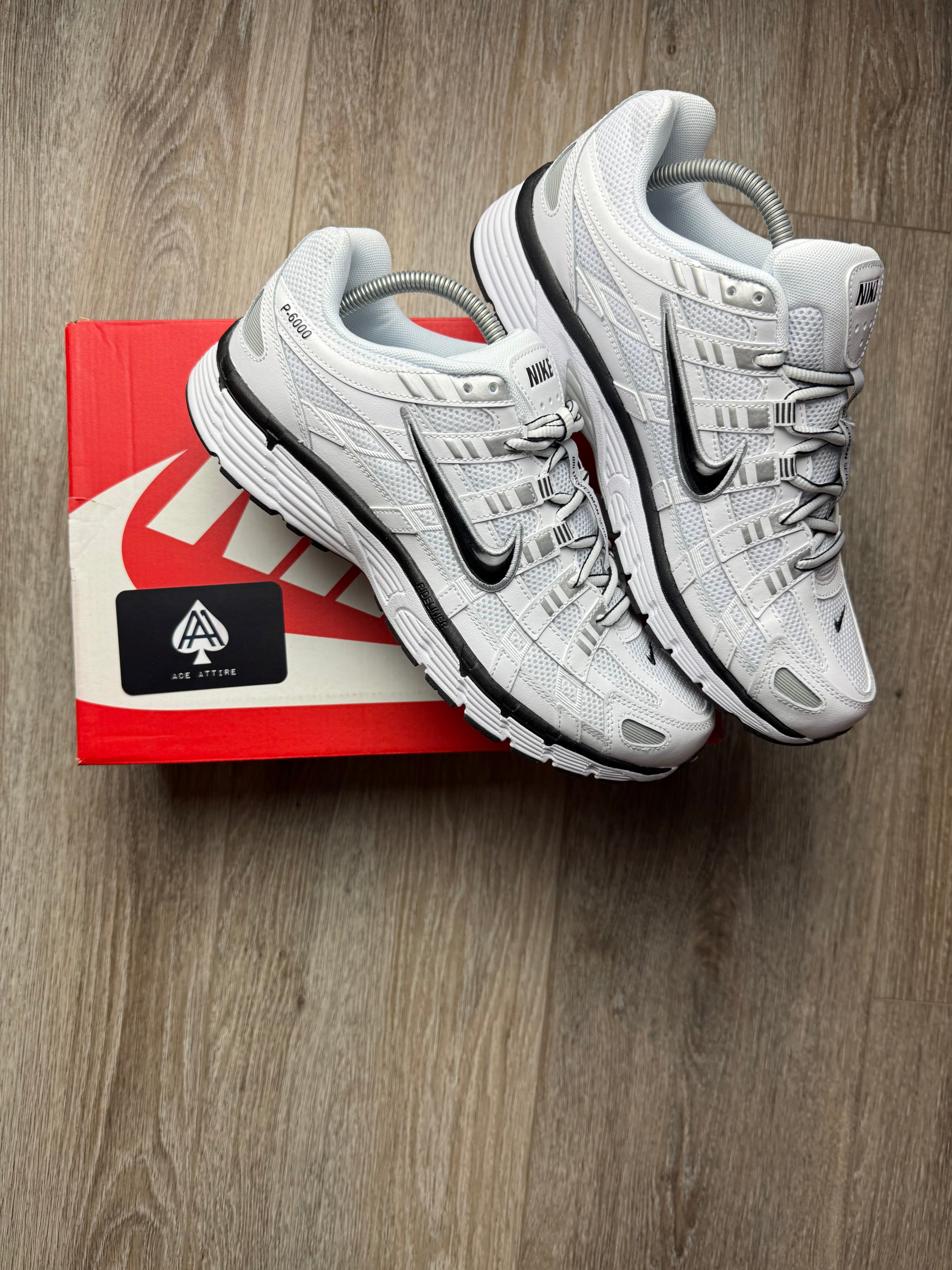 Nike P-6000 - White Metallic Silver