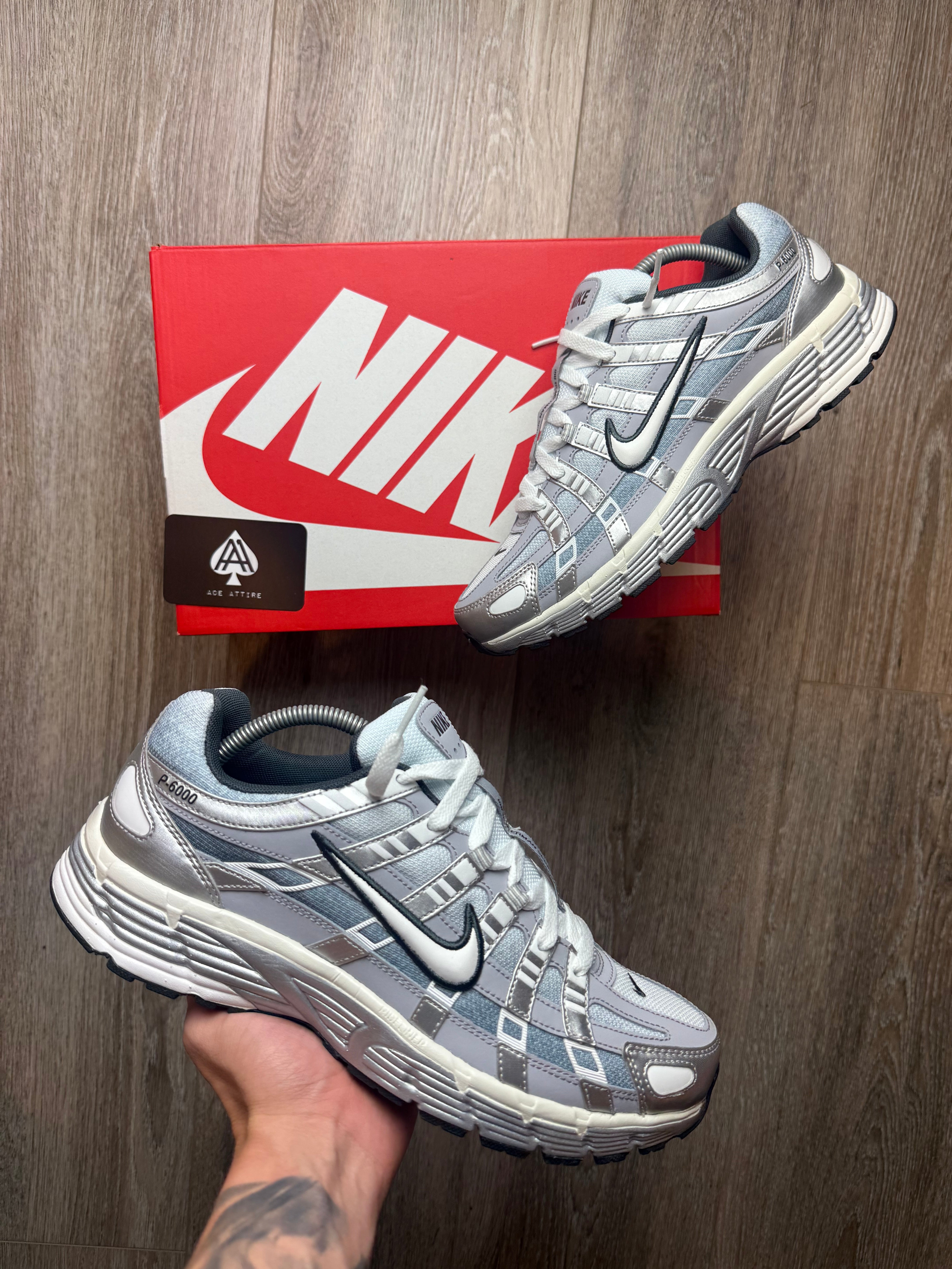 Nike P-6000 - Metallic Wolf Grey