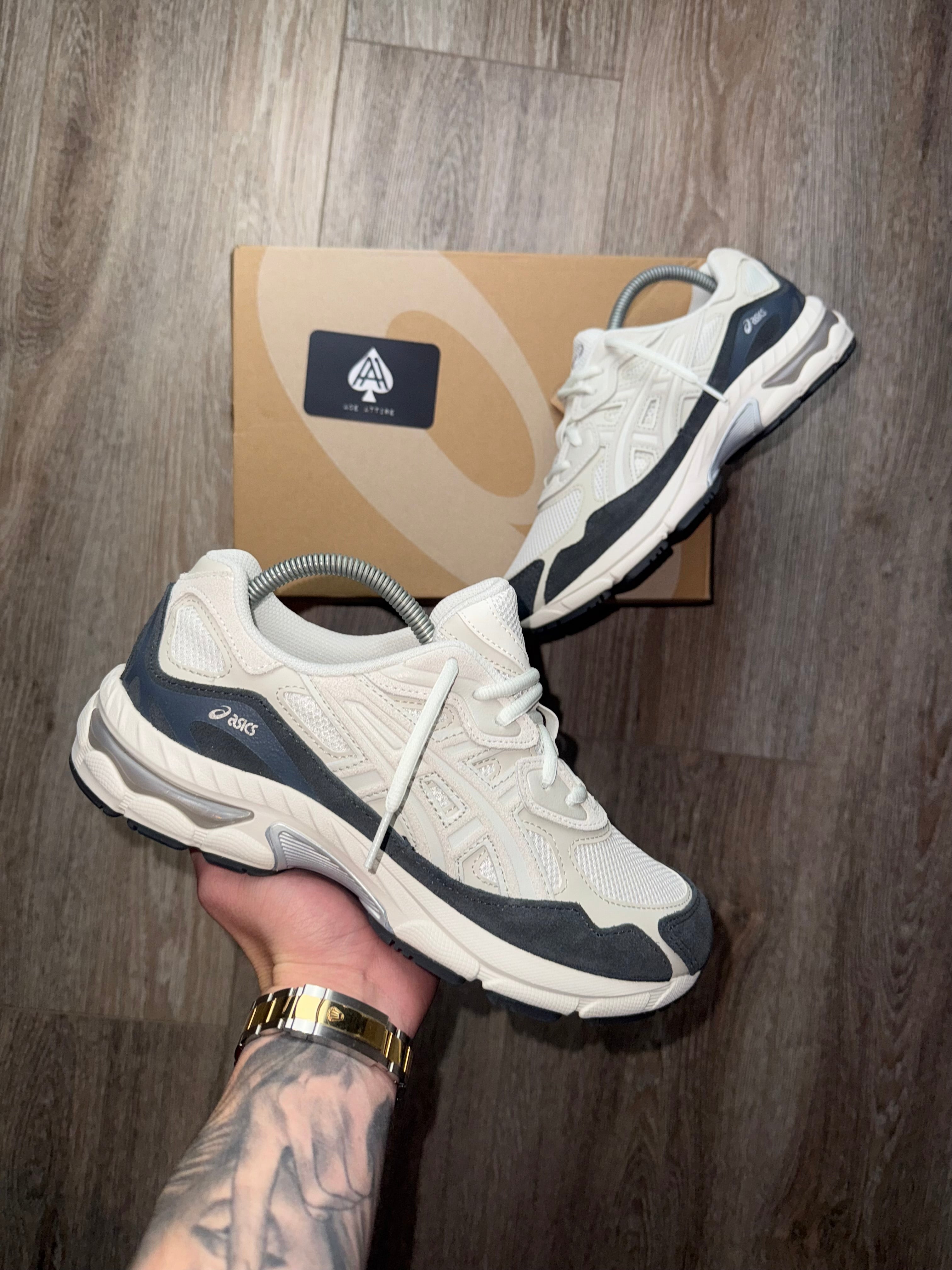 Asics Gel NYC - Cream Smoke Grey