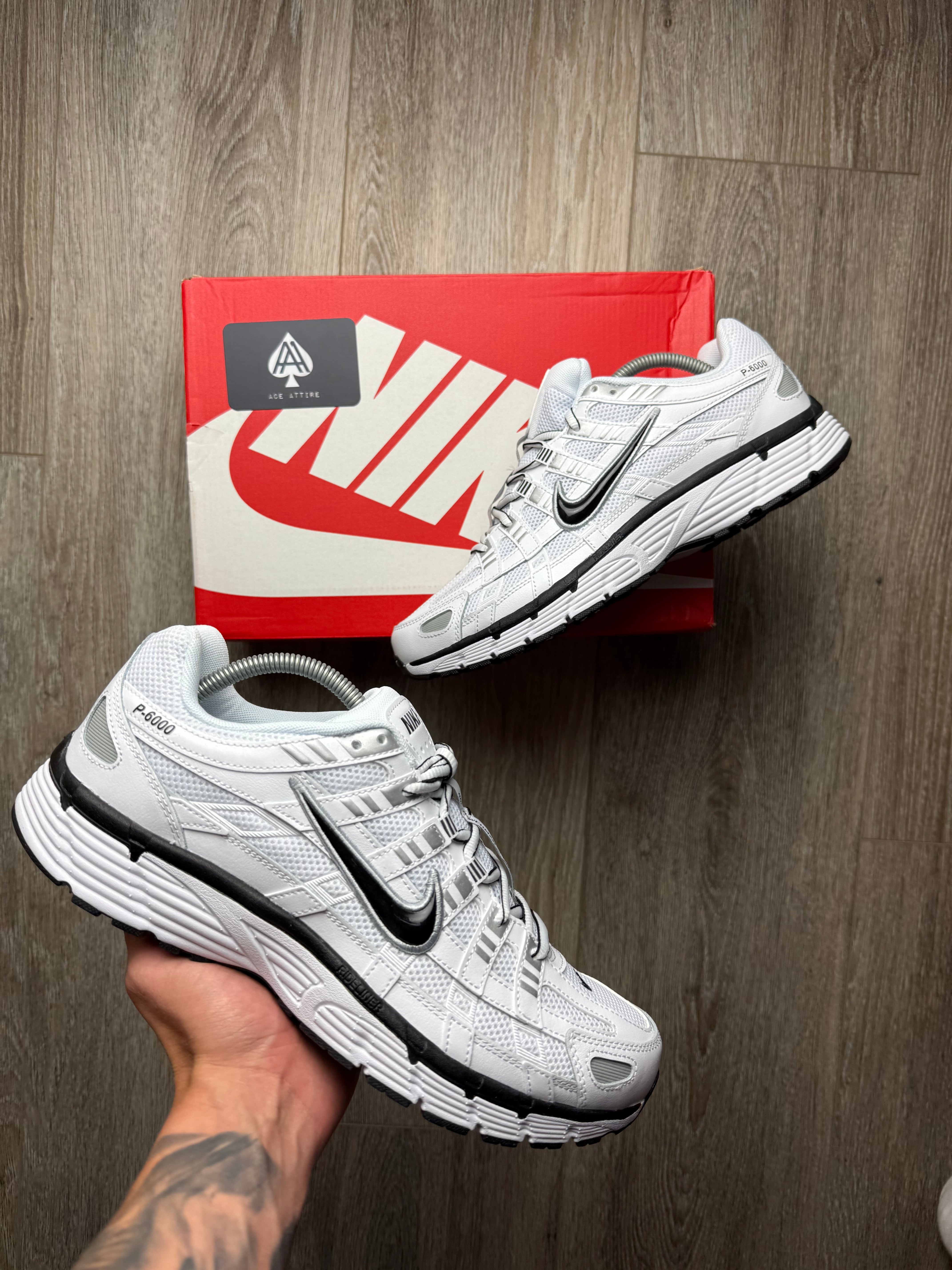 Nike P-6000 - White Metallic Silver
